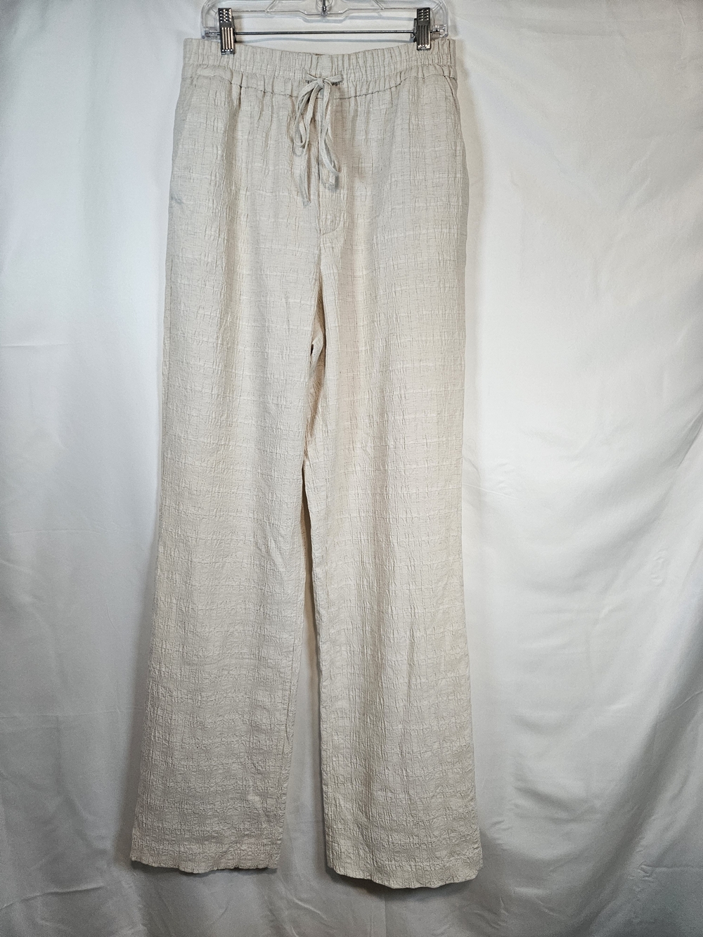Zara Wide Leg Pants in Beige Size Small